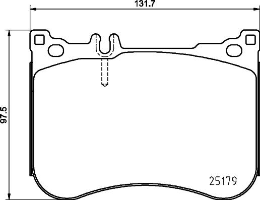 HELLA 8DB 355 020-581 - Kit pastiglie freno, Freno a disco autozon.pro