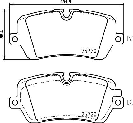 HELLA 8DB 355 020-361 - Kit pastiglie freno, Freno a disco autozon.pro