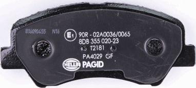 HELLA 8DB 355 020-231 - Kit pastiglie freno, Freno a disco autozon.pro