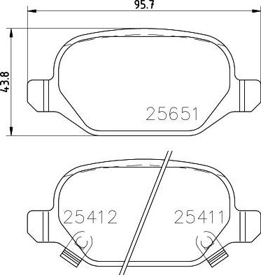 HELLA 8DB 355 020-751 - Kit pastiglie freno, Freno a disco autozon.pro