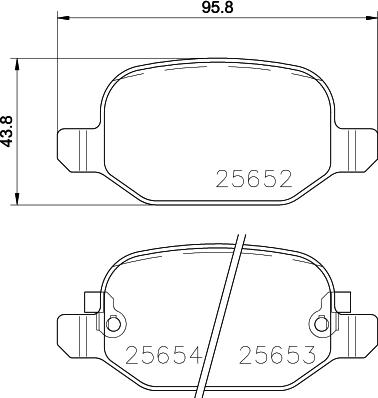 HELLA 8DB 355 020-761 - Kit pastiglie freno, Freno a disco autozon.pro