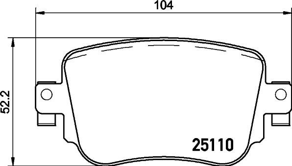 HELLA 8DB 355 021-911 - Kit pastiglie freno, Freno a disco autozon.pro