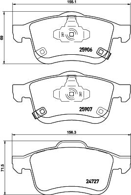 HELLA 8DB 355 021-451 - Kit pastiglie freno, Freno a disco autozon.pro