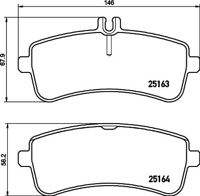 HELLA 8DB 355 021-521 - Kit pastiglie freno, Freno a disco autozon.pro