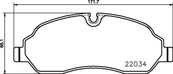 HELLA 8DB 355 021-571 - Kit pastiglie freno, Freno a disco autozon.pro