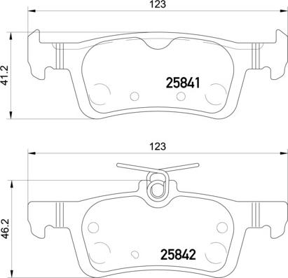 HELLA 8DB 355 021-311 - Kit pastiglie freno, Freno a disco autozon.pro