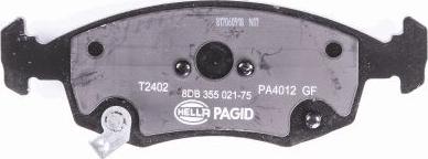 HELLA 8DB 355 021-751 - Kit pastiglie freno, Freno a disco autozon.pro