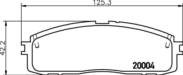 HELLA 8DB 355 028-941 - Kit pastiglie freno, Freno a disco autozon.pro