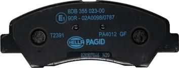 HELLA 8DB 355 023-001 - Kit pastiglie freno, Freno a disco autozon.pro