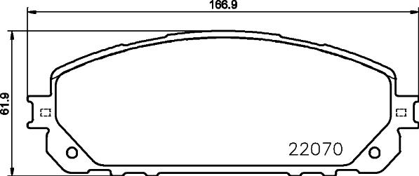 HELLA 8DB 355 023-391 - Kit pastiglie freno, Freno a disco autozon.pro