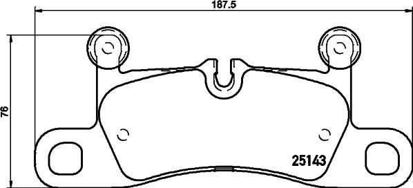 HELLA 8DB 355 023-371 - Kit pastiglie freno, Freno a disco autozon.pro