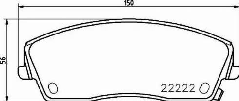 HELLA 8DB 355 023-291 - Kit pastiglie freno, Freno a disco autozon.pro