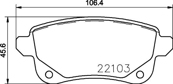 HELLA 8DB 355 023-211 - Kit pastiglie freno, Freno a disco autozon.pro