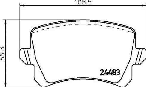 HELLA 8DB 355 026-191 - Kit pastiglie freno, Freno a disco autozon.pro