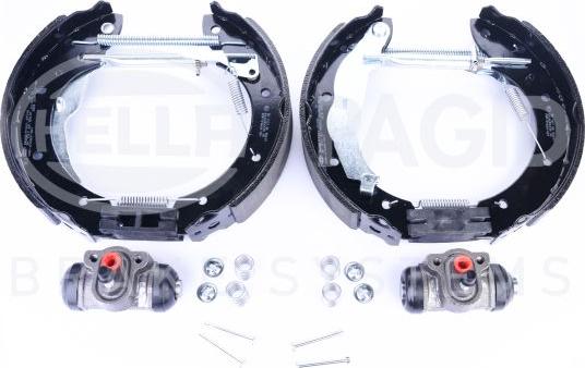 HELLA 8DB 355 022-401 - Kit ganasce freno autozon.pro