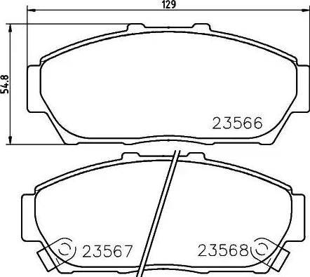 HELLA 8DB 355 009-981 - Kit pastiglie freno, Freno a disco autozon.pro