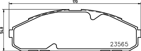 HELLA 8DB 355 027-671 - Kit pastiglie freno, Freno a disco autozon.pro