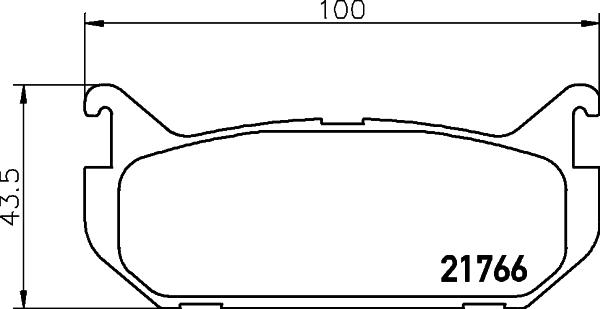 HELLA 8DB 355 027-301 - Kit pastiglie freno, Freno a disco autozon.pro