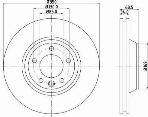 HELLA 8DD 355 121-091 - Discofreno autozon.pro