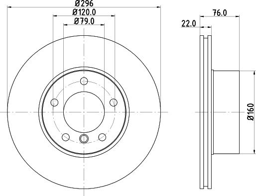 HELLA 8DD 355 104-591 - Discofreno autozon.pro