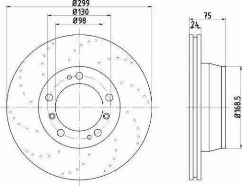 HELLA 8DD 355 121-811 - Discofreno autozon.pro