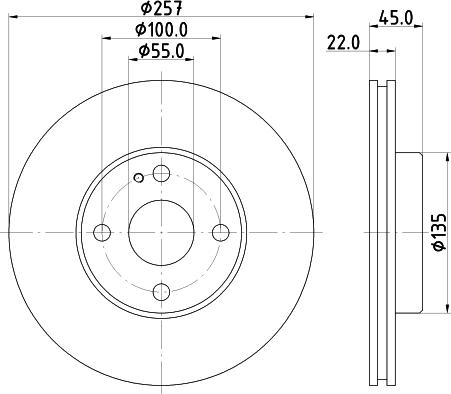 HELLA 8DD 355 103-181 - Discofreno autozon.pro