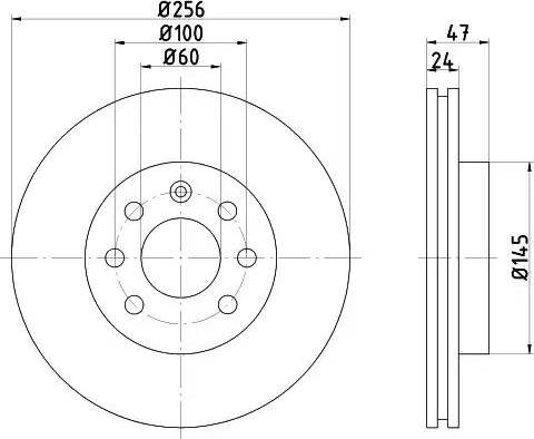 HELLA 8DD 355 107-151 - Discofreno autozon.pro