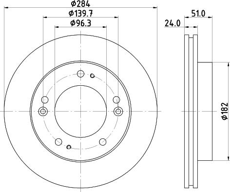 HELLA 8DD 355 107-381 - Discofreno autozon.pro