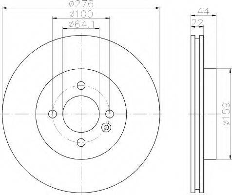 HELLA 8DD 355 107-792 - Discofreno autozon.pro