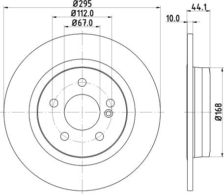 HELLA 8DD 355 119-422 - Discofreno autozon.pro