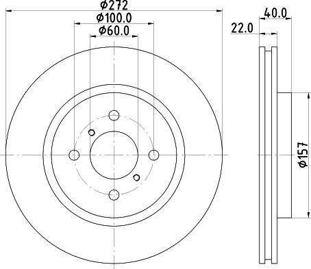 HELLA 8DD 355 119-471 - Discofreno autozon.pro