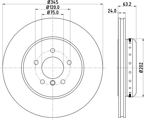 HELLA 8DD 355 119-341 - Discofreno autozon.pro