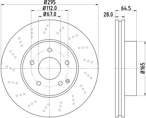 HELLA 8DD 355 123-861 - Discofreno autozon.pro