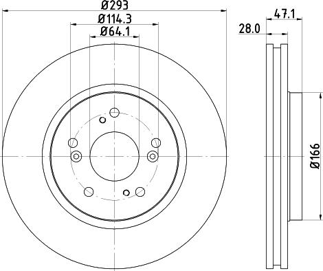 HELLA 8DD 355 115-941 - Discofreno autozon.pro