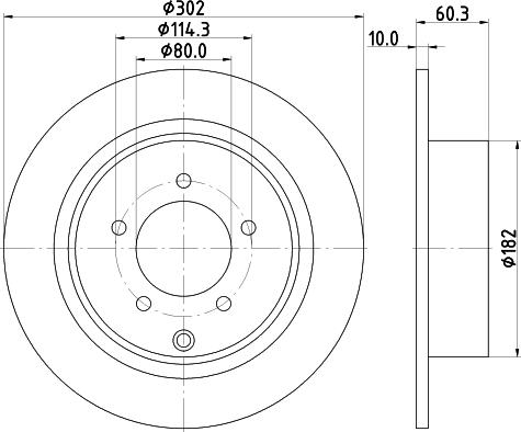 HELLA 8DD 355 115-492 - Discofreno autozon.pro