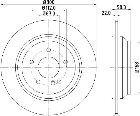 HELLA 8DD 355 115-392 - Discofreno autozon.pro