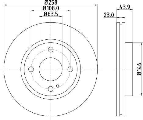 HELLA 8DD 355 115-371 - Discofreno autozon.pro