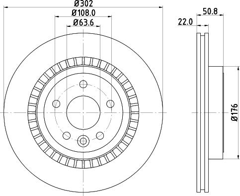 HELLA 8DD 355 116-191 - Discofreno autozon.pro