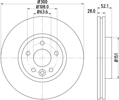 HELLA 8DD 355 116-221 - Discofreno autozon.pro