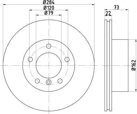 HELLA 8DD 355 111-221 - Discofreno autozon.pro