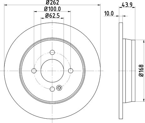 HELLA 8DD 355 118-501 - Discofreno autozon.pro