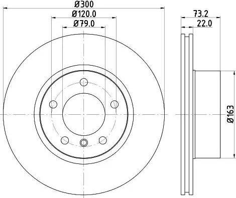 HELLA 8DD 355 121-551 - Discofreno autozon.pro