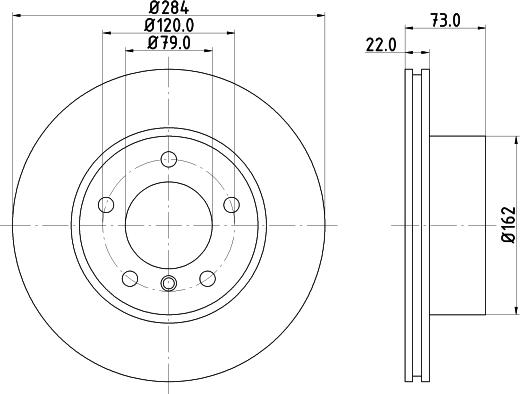 HELLA 8DD 355 118-031 - Discofreno autozon.pro