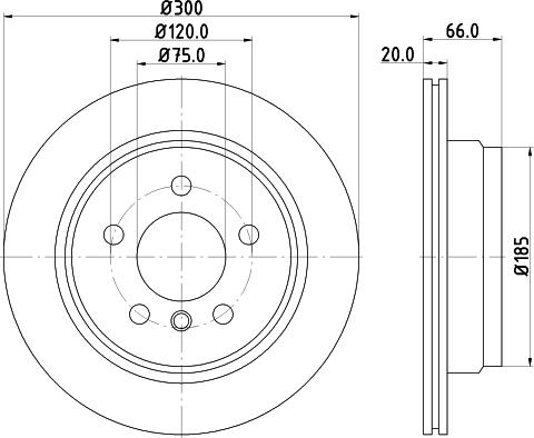 HELLA 8DD 355 123-152 - Discofreno autozon.pro