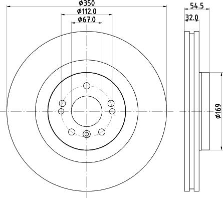 HELLA 8DD 355 113-192 - Discofreno autozon.pro