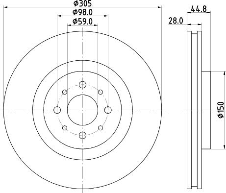 HELLA 8DD 355 117-111 - Discofreno autozon.pro