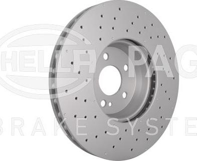 HELLA 8DD 355 134-461 - Discofreno autozon.pro