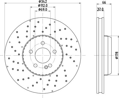 HELLA 8DD 355 134-462 - Discofreno autozon.pro