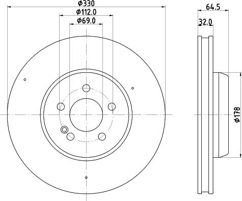 HELLA 8DD 355 134-472 - Discofreno autozon.pro