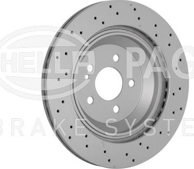 HELLA 8DD 355 134-551 - Discofreno autozon.pro